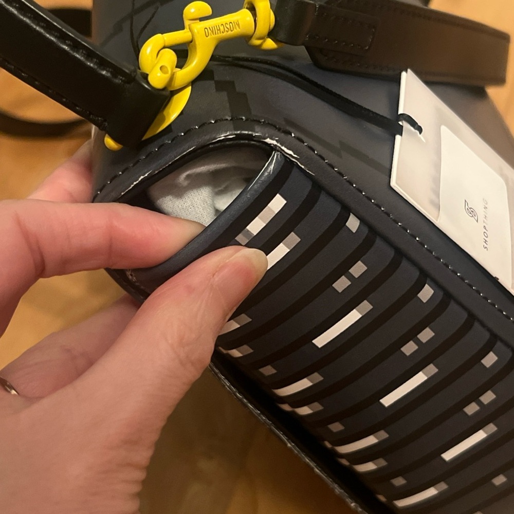 Moschino Sims Pixel Capsule Biker Bag Purse AS IS New With Tag - Picture 9 of 11